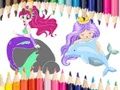 Spēle Mermaid krāsojamā grāmata  online