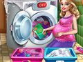Spēle Mamma mazgāja drēbes online Spēle Mamma mazgāja drēbes online