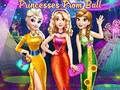Spēle Princešu izlaiduma balle  online