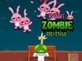 Spēle Zaķa zombiju aizsardzība  online