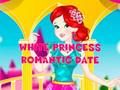 Spēle Baltās princeses romantiskais randiņš  online