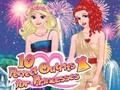 Spēle 10 ideāli tērpi princesēm  online