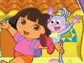 Spēle Dora Explorer sasniedz zābakus  online