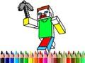 Spēle Atpakaļ uz skolu: Minecraft krāsošana  online