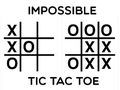 Spēle Neiespējami tic tac toe  online