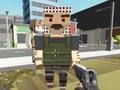 Spēle Block Pixel Cop: ieroču amatniecība laupītāju pasaulē  online