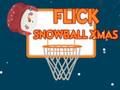 Spēle Flick Snowball Xmas online