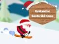 Spēle Avalanche Santa Ski Ziemassvētki  online