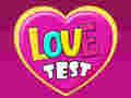 Spēle Mīlestības tests  online