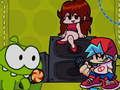 Spēle Piektdienas vakars Funkin VS Om Nom no Cut The Rope  online
