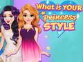 Spēle Kāds ir tavs princeses stils  online