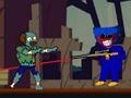 Spēle Huggy wuggy vs zombiji online