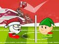 Spēle Ziemassvētku vecīša ziemas galvas futbols  online