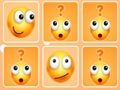 Spēle Emoji atmiņas atbilstība  online