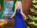 Spēle Elsa Frozen Ziemassvētku kleita  online