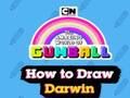 Spēle Apbrīnojamā Gumball pasaule Kā uzzīmēt Darvinu  online