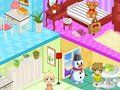 Spēle Princešu leļļu mājas dizains  online