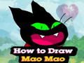 Spēle Kā uzzīmēt Mao Mao  online