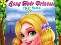 Spēle Garu matu princeses frizētava  online