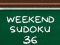 Spēle Nedēļas nogales Sudoku 36  online