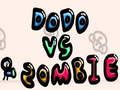 Spēle Dodo pret zombijiem  online