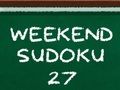 Spēle Nedēļas nogales Sudoku 27  online