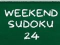 Spēle Nedēļas nogales Sudoku 24  online