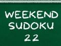 Spēle Nedēļas nogales Sudoku 22  online