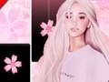Spēle Ariana Grande klavieru flīzes rozā, mūzika un maģija  online