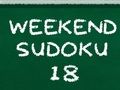 Spēle Nedēļas nogales Sudoku 18  online