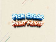 Spēle Izvēlieties Color Paint Fruits  online