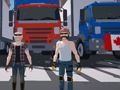 Spēle Kravas automašīna un policija  online