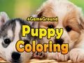 Spēle 4GameGround kucēnu krāsošana  online