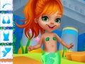Spēle Mermaid papīra lelles kleita  online