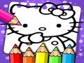 Spēle Hello Kitty krāsojamā grāmata  online