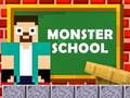 Spēle Herobrine vs briesmoņu skola online