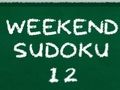 Spēle Nedēļas nogales Sudoku 12  online