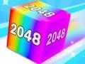 Spēle Ķēdes kubs: 2048 sapludināšana  online