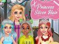 Spēle Princešu sudraba frizūras  online
