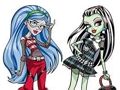 Spēle Krāsojamā grāmata Monster High online Spēle Krāsojamā grāmata Monster High online