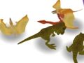 Spēle Dinozauri saplūst un cīnās online Spēle Dinozauri saplūst un cīnās online