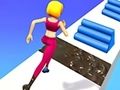 Spēle Meitene skrien skaistums 3d online