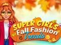 Spēle Supermeiteņu rudens modes tendences  online