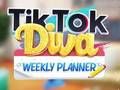 Spēle TikTok Diva nedēļas plānotājs  online