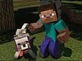 Spēle Minicraft: Stīva un vilka piedzīvojums  online