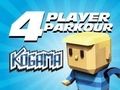 Spēle Kogama: 4 Parkour spēlētāji  online