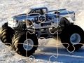Spēle Ziemas Monster Truck Puzles  online