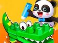 Spēle Baby Panda dzīvnieku puzle  online