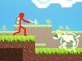 Spēle Red Stickman vs Monster School 2 online
