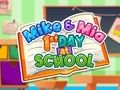 Spēle Maiks Un Mia 1. Diena Skolā online Spēle Maiks Un Mia 1. Diena Skolā online